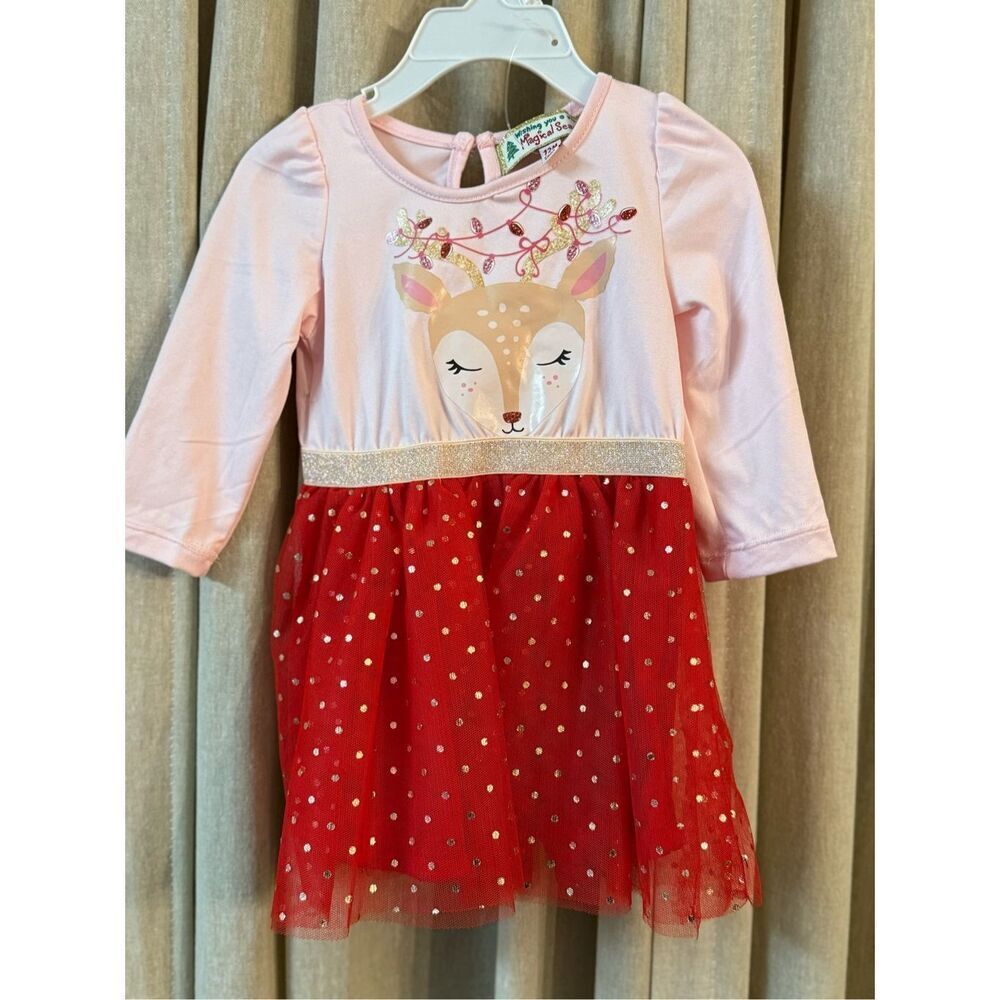 Holiday Christmas Dress reindeer